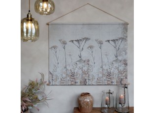 Obraz z plátna s květinami s přírodními tóny – 120*90 cm