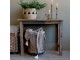 Hnedý antik konzolový stôl Grimaud z recyklovaného dreva Nature – 91*36*75 cm Chic Antique