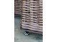 Sada 2ks hnědých košů French Basket s kolečky Nature – 82*48*55 cm Chic Antique