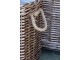 Sada 2ks hnědých košů French Basket s kolečky Nature – 82*48*55 cm Chic Antique