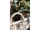 Sada 2 proutěných košů s madly French Basket Grey – 41*31*33/ 33*24*28 cm Chic Antique