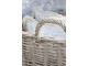 Sada 2ks proutěných košů s uchy French Basket Grey – 50*39*40/ 42*30*37 cm Chic Antique