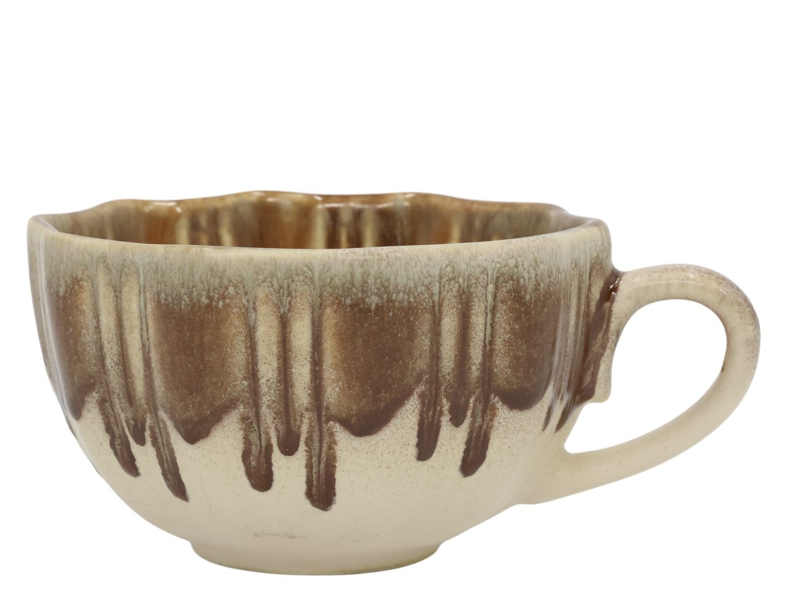 Porcelánový šálek se stékající glazurou New Bone China Coffee – Ø 11*6,5 cm