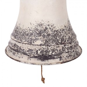Veliký kovový vintage závěsný zvon Bell Antique - Ø 42*46 cm