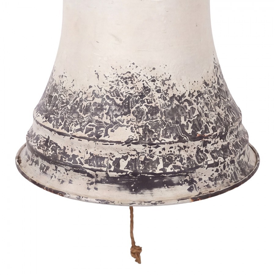 Veliký kovový vintage závěsný zvon Bell Antique - Ø 42*46 cm