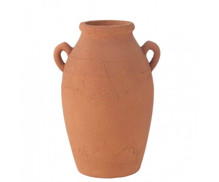 malá keramická váza Moke Amphora Jar měděná – 32*28*47 cm J-Line by Jolipa