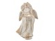 Béžová antik venkovní dekorace Angel na svíčku – 32*28*60 cm J-Line by Jolipa