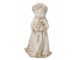 Béžová antik venkovní dekorace Angel – 32*28*61 cm J-Line by Jolipa
