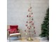 Mosazný antik vánoční stromek na vánoční ozdoby na podstavci Tree Antique – Ø 60 *196 cm Chic Antique