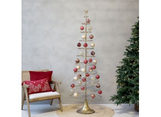 Mosazný antik vánoční stromek na vánoční ozdoby na podstavci Tree Antique – Ø 60 *196 cm