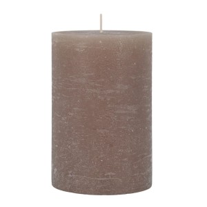 Béžovo-šedá válcová svíčka Macon Rustic Greige – Ø 10*15 cm / 90h