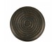 kulatý kovový tác Classic bronzový S – 40,5*40,5*5 cm J-Line by Jolipa
