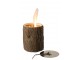 Kulaté ohniště Fire Pit Round Trunk v degnu kmene stromu – 10*10*12 cm J-Line by Jolipa