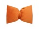 Oranžový sametový polštář ve tvaru mašle Bow orange – 40*60*10 cm Mars & More 