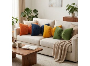 Zelený sametový polštář ve tvaru mašle Bow green – 40*60*10 cm