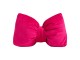Růžová sametová zarážka do dveří ve tvaru mašle Bow fuchsia – 24*10*16 cm Mars & More 