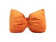 Oranžová sametová zarážka do dveří ve tvaru mašle Bow orange – 24*10*16 cm Mars & More 