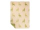 Béžovo-zelený oboustranný pléd s jeleny Deer Olive XL – 150*200*3 cm Mars & More 