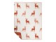 Béžovo-rezavý oboustranný pléd s jeleny Deer Rusty XL – 150*200*3 cm Mars & More 