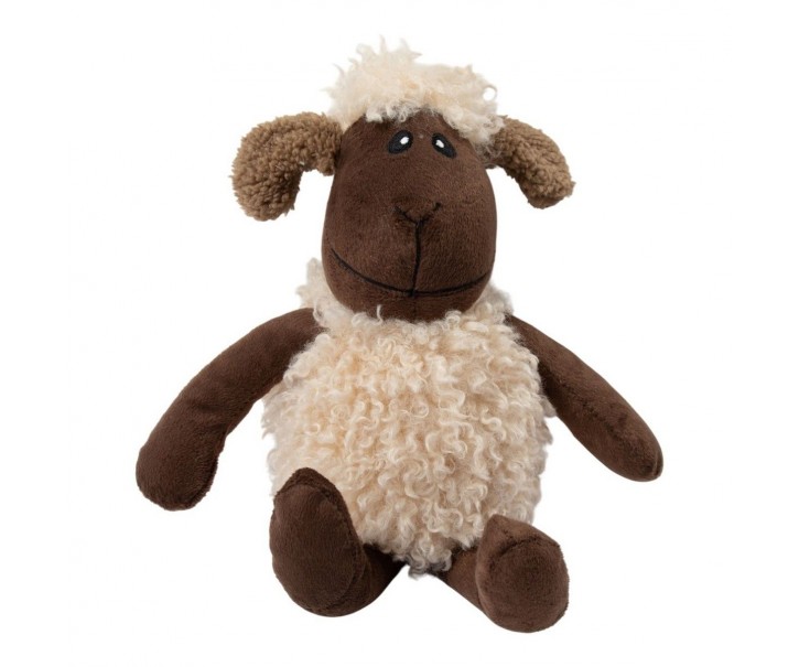 Plyšová zarážka ke dveřím sedící ovečka Sheep – 20*18*26 cm Mars & More 