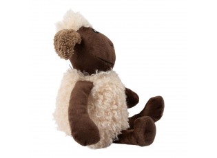 Plyšová zarážka ke dveřím sedící ovečka Sheep – 20*18*26 cm