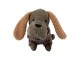 Zarážka ke dveřím jezevčík Dachshund s kostkovaným svetříkem – 35*15*17 cm Mars & More 