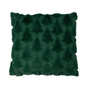 Zelený polštář se vzorem vánočních stromků Christmas Tree – 45*45*10 cm