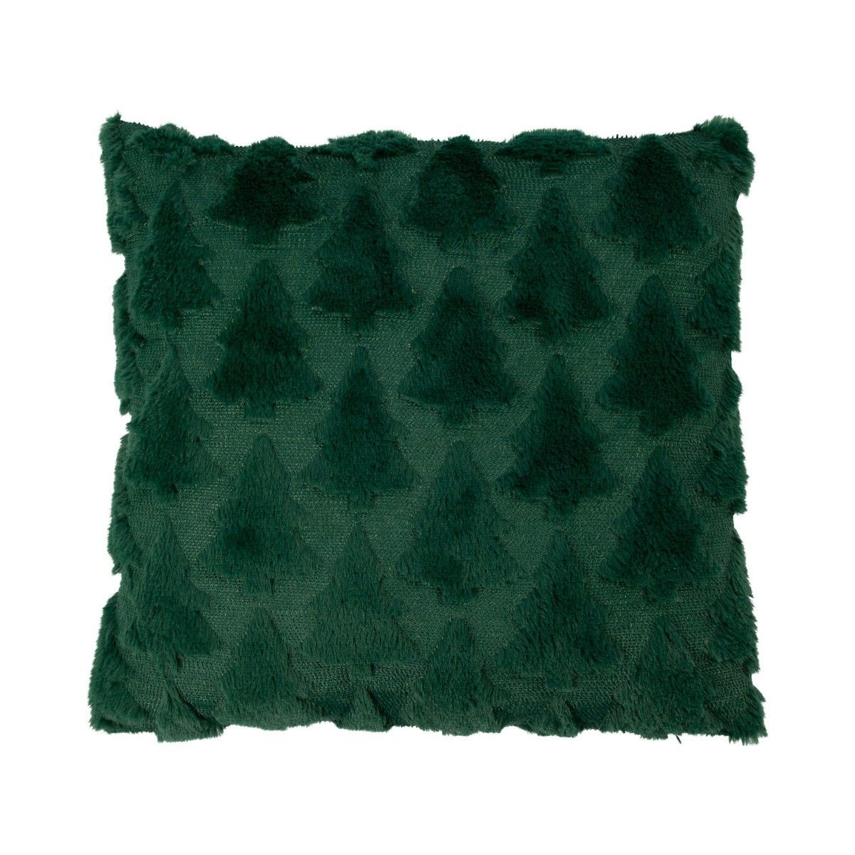 Zelený polštář se vzorem vánočních stromků Christmas Tree – 45*45*10 cm