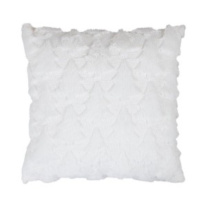 Bílý polštář se vzorem vánočních stromků Christmas Tree – 45*45*10 cm