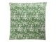 Zelený bavlněný polštář s výraznou texturou Flower Garden – 60*60 cm Mars & More 