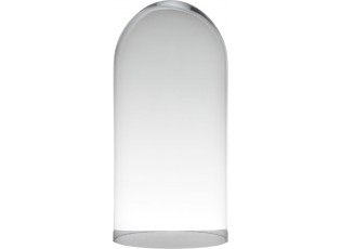 Skleněný transparentní poklop Hugo glass – 19*19*40 cm