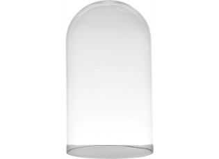 Skleněný transparentní poklop Hugo glass – 16,5*16,5*28 cm
