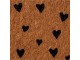 Ručně vyrobená kokosová rohožka se srdíčky Hearts – 75*45*4 cm Mars & More 