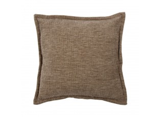 Polštář z mačkaného sametu Crinkled velvet taupe – 45*45*6 cm