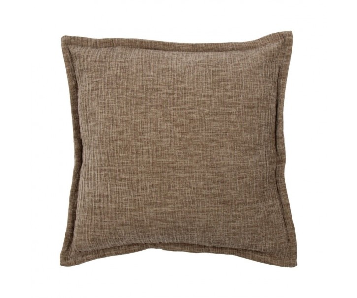 Polštář z mačkeného sametu Crinkled velvet taupe – 45*45*6 cm Mars & More 
