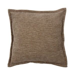Polštář z mačkeného sametu Crinkled velvet taupe – 45*45*6 cm
