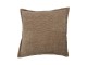 Polštář z mačkeného sametu Crinkled velvet taupe – 45*45*6 cm Mars & More 
