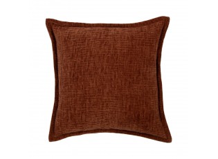 Polštář z mačkaného sametu Crinkled velvet rust – 45*45*6 cm