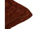 Polštář z mačkaného sametu Crinkled velvet rust – 45*45*6 cm Mars & More 