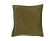 Polštář z mačkaného sametu Crinkled velvet green – 45*45*6 cm Mars & More 