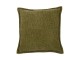 Polštář z mačkaného sametu Crinkled velvet green – 45*45*6 cm Mars & More 