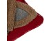 Červený polštář Kočka se šálou – 40*40*7 cm Mars & More 
