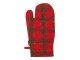 Červeno-zelená vánoční chňapka rukavice Wonder Christmas – 33*18*2,6 cm Mars & More 