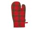 Červeno-zelená vánoční chňapka rukavice Wonder Christmas – 33*18*2,6 cm Mars & More 