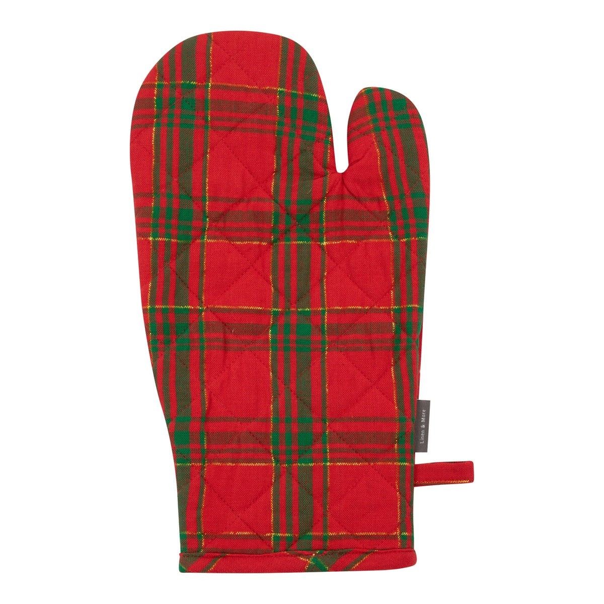 Červeno-zelená vánoční chňapka rukavice Wonder Christmas – 33*18*2,6 cm Mars & More Červeno-zelená vánoční chňapka rukavice Wonder Christmas – 33*18*2,6 cm Mars & More