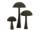 Veliká dřevěná houba Mushroom Wood Granitti – 43*43*81 cm J-Line by Jolipa