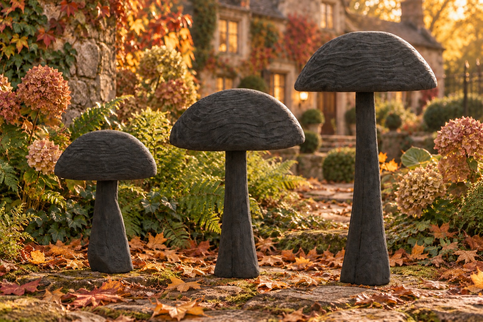 Veliká dřevěná houba Mushroom Wood Granitti M – 28*28*39 cm J-Line by Jolipa Veliká dřevěná houba Mushroom Wood Granitti M – 28*28*39 cm J-Line by Jolipa