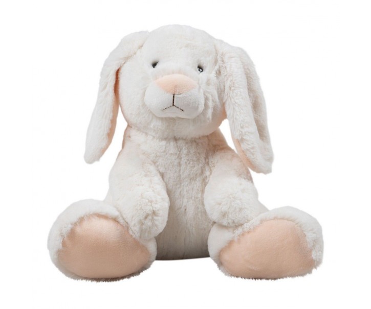 Plyšová hračka bílý zajíc Cuddly Bunny Bila – 15 cm Mars & More 