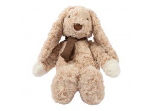 Plyšový béžový zajíc se šálou Cuddly Bunny Jojo – 30 cm