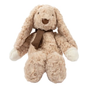 Plyšový béžový zajíc se šálou Cuddly Bunny Jojo – 30 cm